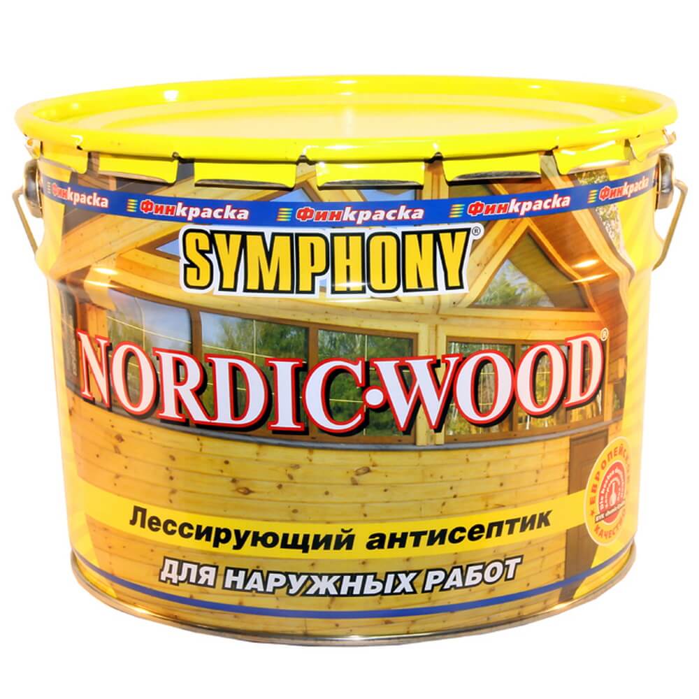 NORDIC WOOD, Лессирующий антисептик, 9 литров