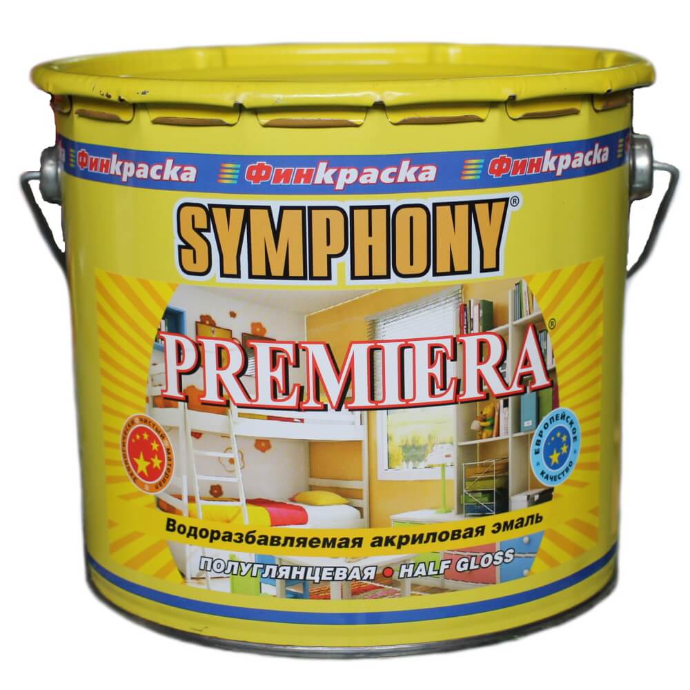 PREMIERA, полуглянцевая, влагостойкая, эмаль с эффектом пластика (База С), 2,7 литра