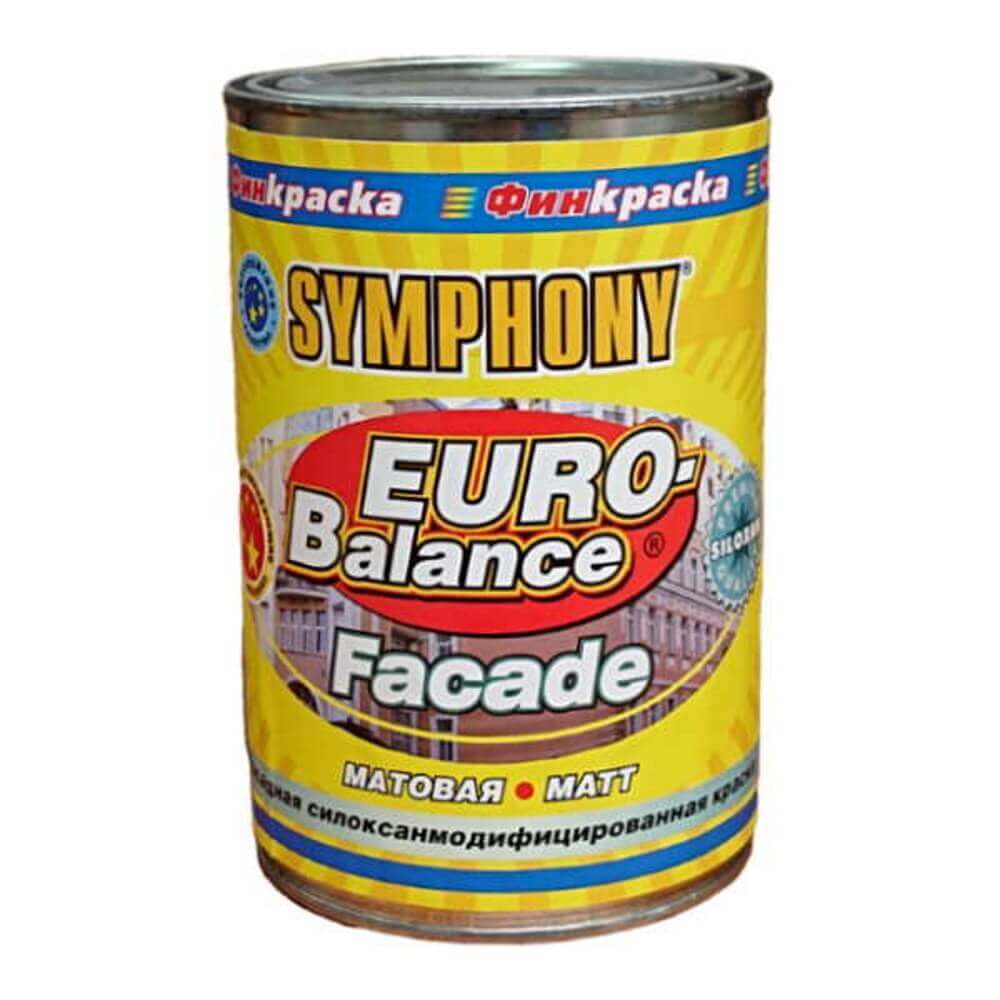EURO-Balance Facade Siloxan,  краска для фасада и цоколя (База С), 0,9 литра
