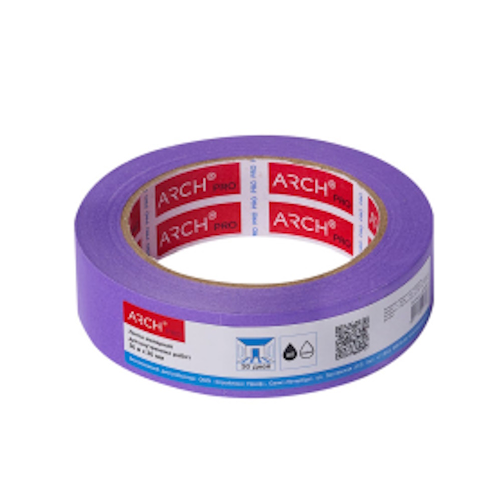 ARCH PRO, малярная лента для деликатных поверхностей, чёткий край 30 дн., 30мм х 50м.