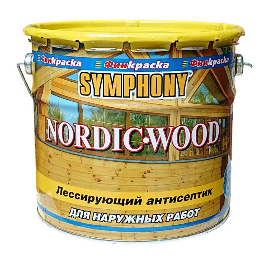 NORDIC WOOD, Лессирующий антисептик, Россия, 2,7 литра