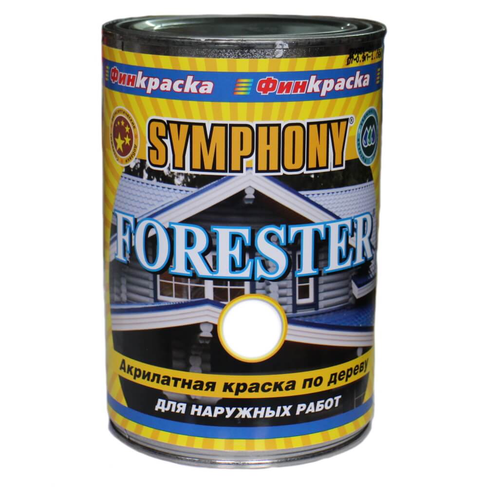 Forester, шелковисто-матовая краска для наружных работ (База А), 0,9 литра