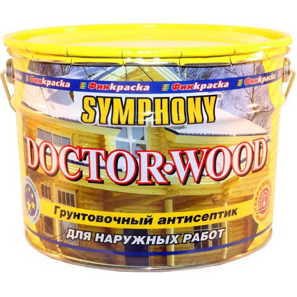 Doctor wood, грунтовочный антисептик, 9 литров