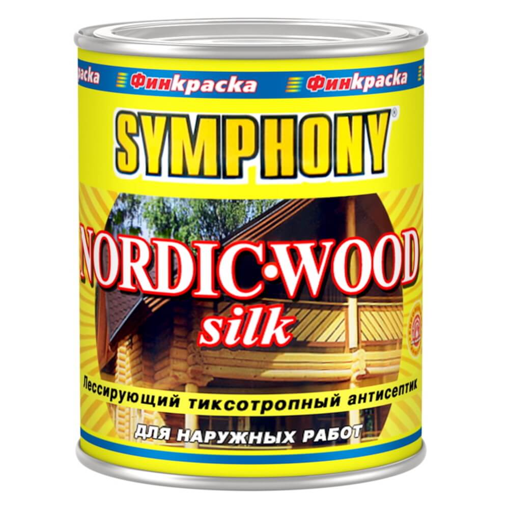 NORDIC WOOD Silk, Лессирующий тиксотропный антисептик, 0,9 литра