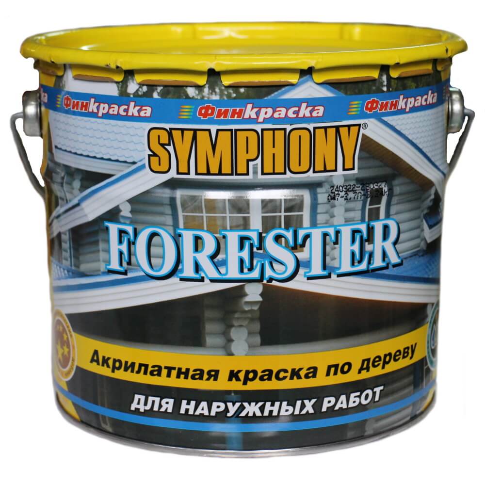 Forester, шелковисто-матовая краска для наружных работ (База А), 2,7 литра