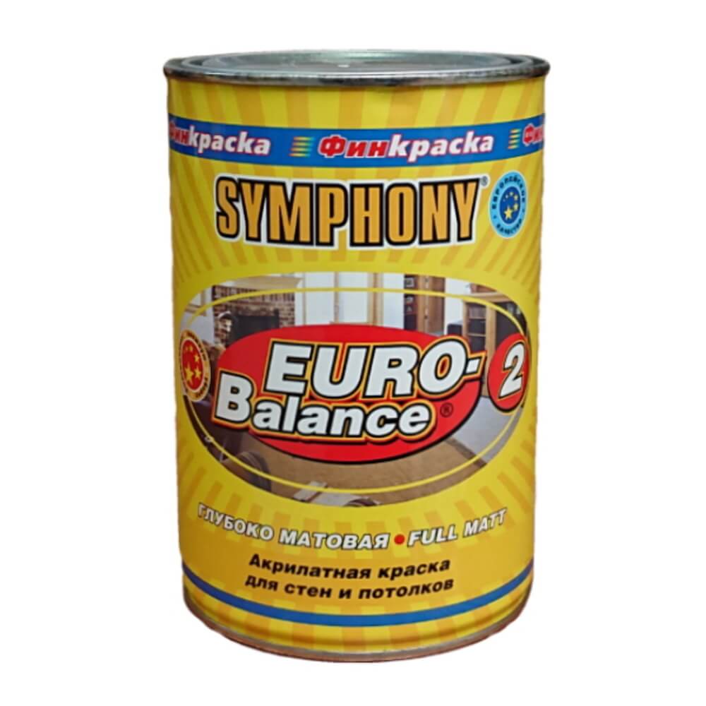 EURO-balance 2, акрилатная, матовая, интерьерная краска (База А), 0,9 литра