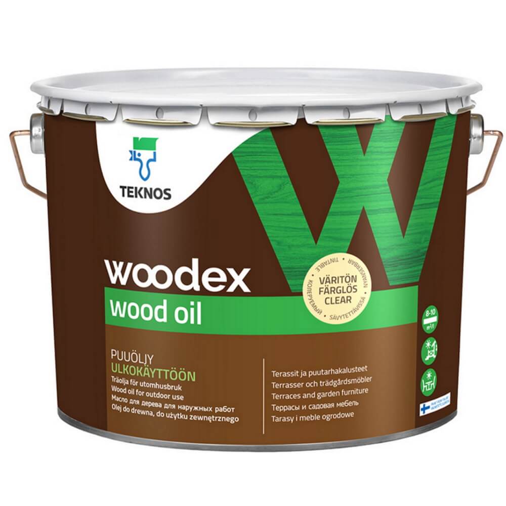 WOODEX WOOD OIL органоразбавляемое масло для дерева, 9 литров