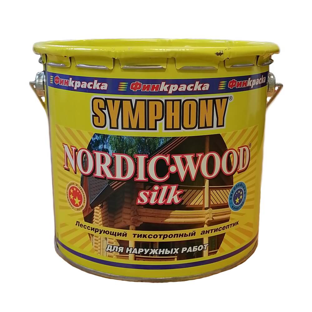 NORDIC WOOD Silk, Лессирующий тиксотропный антисептик, 2,7 литра